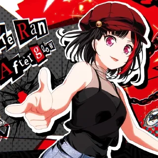 Sticker from @pivasikchan ≈ bandori × p5r