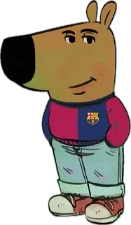 ⚽️ emoji CHILL GUY Telegram sticker 6 of 7