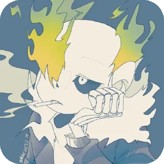 Sticker from Color Killer sans @Warframe_Night
