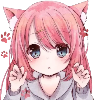 😟 emoji Anime stickers 9 Telegram sticker 6 of 30