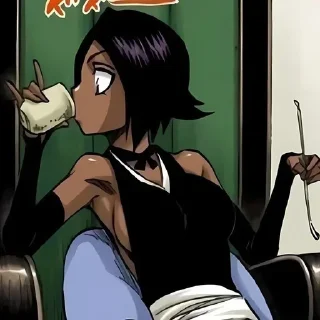 🧨 emoji yoruichi shinoin by @xarmaxx Telegram sticker 22 of 35