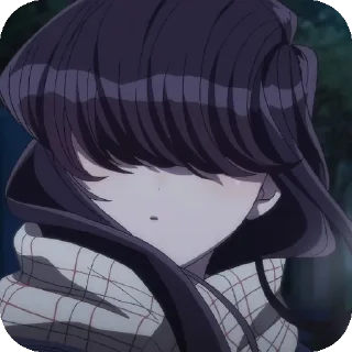 🫣 emoji Komi Shouko • @Earth928B Telegram sticker 10 of 45