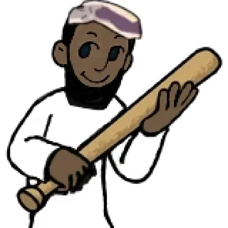 🏏 emoji Zahran Telegram sticker 9 of 53