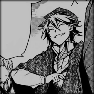 🤎 emoji × ranpo edogawa × Telegram sticker 10 of 120