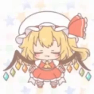 🌟 emoji Flandre Scarlet Telegram sticker 5 of 47