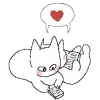 ❤️‍🩹 emoji Дурнi кiшки @TgEmodziBot Telegram sticker 15 of 151