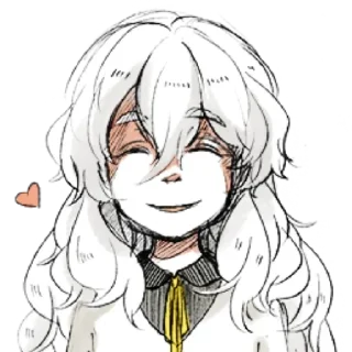 🤍 emoji Hello Charlotte Telegram sticker 5 of 81