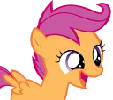 😃 emoji Scootaloo Pony Telegram sticker 17 of 35