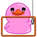 ⚙ emoji Pink Duck :: @Stickers_Chaos Telegram sticker 14 of 17