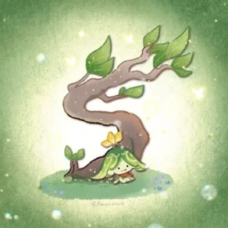🌿 emoji @itsgensharts Telegram sticker 8 of 25