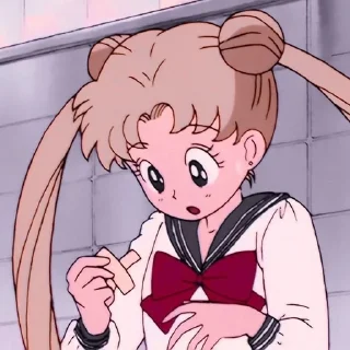 😲 emoji SAILOR MOON @anime_sticks Telegram sticker 5 of 70