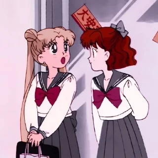 😊 emoji SAILOR MOON @anime_sticks Telegram sticker 20 of 70