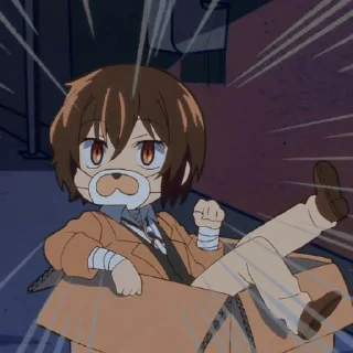 ☠️ emoji Dazai Osamu Telegram sticker 8 of 30