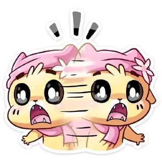 😨 emoji Бисквит и Ванилька Новогодние Telegram sticker 17 of 49