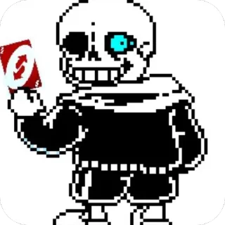 🫥 emoji Андертейл @MoiStikiBot Telegram sticker 8 of 22
