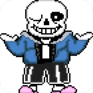 🫥 emoji Андертейл @MoiStikiBot Telegram sticker 22 of 22