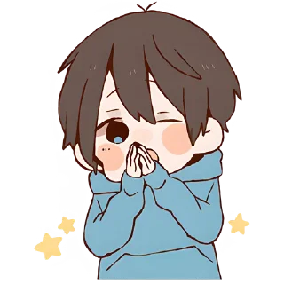 😉 emoji Анимешная парочка 2 @Nyasticks Telegram sticker 12 of 41