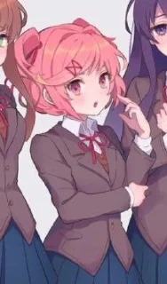 🙁 emoji Just Natsuki 🧁 Telegram sticker 8 of 85