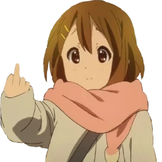 🖕 emoji PersonalAnimeSheet Telegram sticker 14 of 120