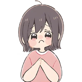😒 emoji Анимешная девочка @Nyasticks Telegram sticker 6 of 41