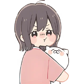 😒 emoji Анимешная девочка @Nyasticks Telegram sticker 8 of 41