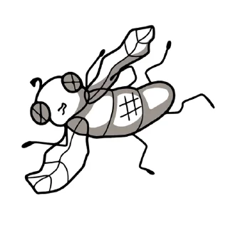 Sticker from Mr. Fly
