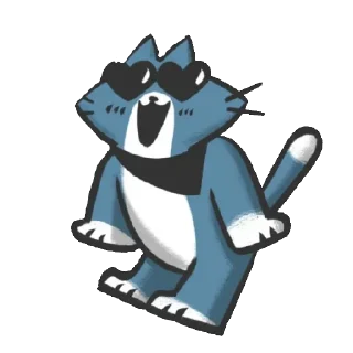 😍 emoji Bandit the cat Telegram sticker 18 of 24
