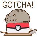 Sticker from Pusheen The Cat @TVstickers