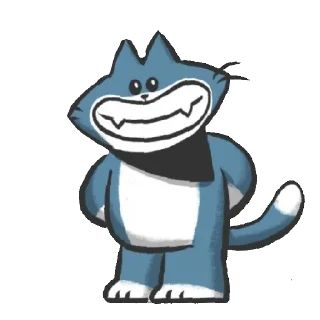 😁 emoji Bandit the cat Telegram sticker 7 of 24