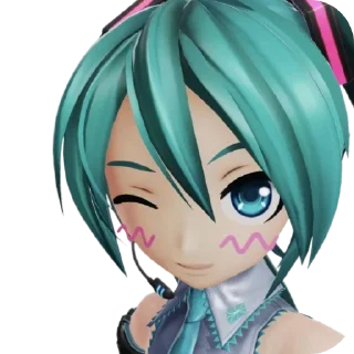 🧸 emoji Miku by Medvi Telegram sticker 22 of 52