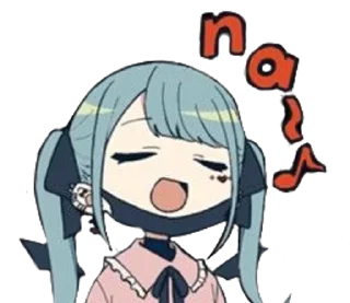 🌟 emoji @caukoli hatsune miku vampire deco 27 Telegram sticker 21 of 30