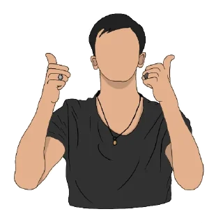 👍 emoji Импровизация Telegram sticker 9 of 32