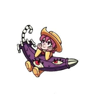 🍤 emoji ໒꒰ྀི´͈ ᵕ `͈ ꒱ྀི১             阿米般若啦啦 Telegram sticker 6 of 14