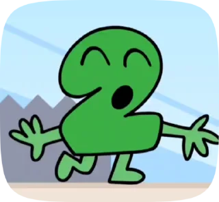 😃 emoji 𝚝𝚠𝚘 𝚝𝚙𝚘𝚝𝟹 Telegram sticker 12 of 50
