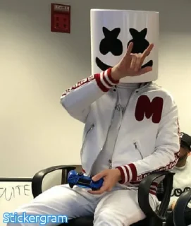 🤟 emoji Marshmello DJ Telegram sticker 10 of 29