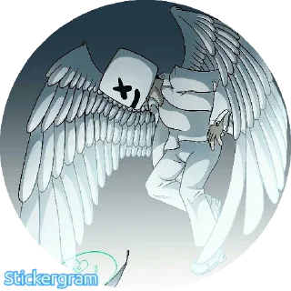 😇 emoji Marshmello DJ Telegram sticker 22 of 29