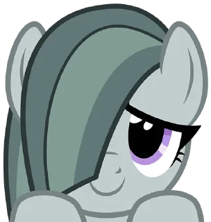 🙃 emoji @mlpstickers Marble Pie pack Telegram sticker 21 of 28