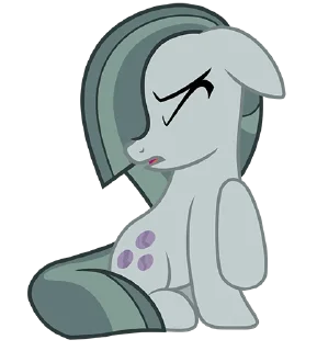 😖 emoji @mlpstickers Marble Pie pack Telegram sticker 6 of 28