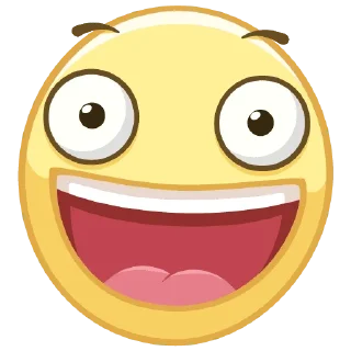 😀 emoji Смайлы Telegram sticker 10 of 32