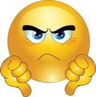 👎 emoji смайлы Telegram sticker 23 of 49