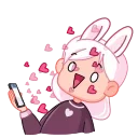 🥰 emoji chpic.su • @Premium_Stikers | Мичико Telegram sticker 6 of 52