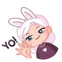 👋 emoji chpic.su • @Premium_Stikers | Мичико Telegram sticker 15 of 52