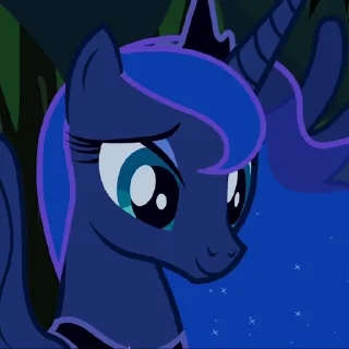 😉 emoji 🌚 @CloobHub • @Earth928B 🌝 Принцесса Луна Telegram sticker 16 of 42