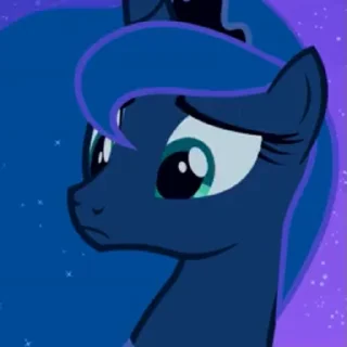☹️ emoji 🌚 @CloobHub • @Earth928B 🌝 Принцесса Луна Telegram sticker 15 of 42