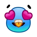 😍 emoji Pigeon Emoji @TgSticker Telegram sticker 6 of 40