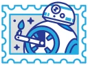 👍 emoji Postage stamp Telegram sticker 21 of 30