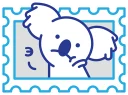 😐 emoji Postage stamp Telegram sticker 17 of 30