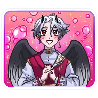 😍 emoji ко @lolitastick х @stickers_vk Telegram sticker 7 of 48
