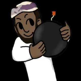 Sticker from Zahran Hashim my hero @TgEmodziBot