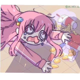 😭 emoji Vibe of mine(⁠ ⁠╹⁠▽⁠╹⁠ ⁠)my vibe Telegram sticker 15 of 120